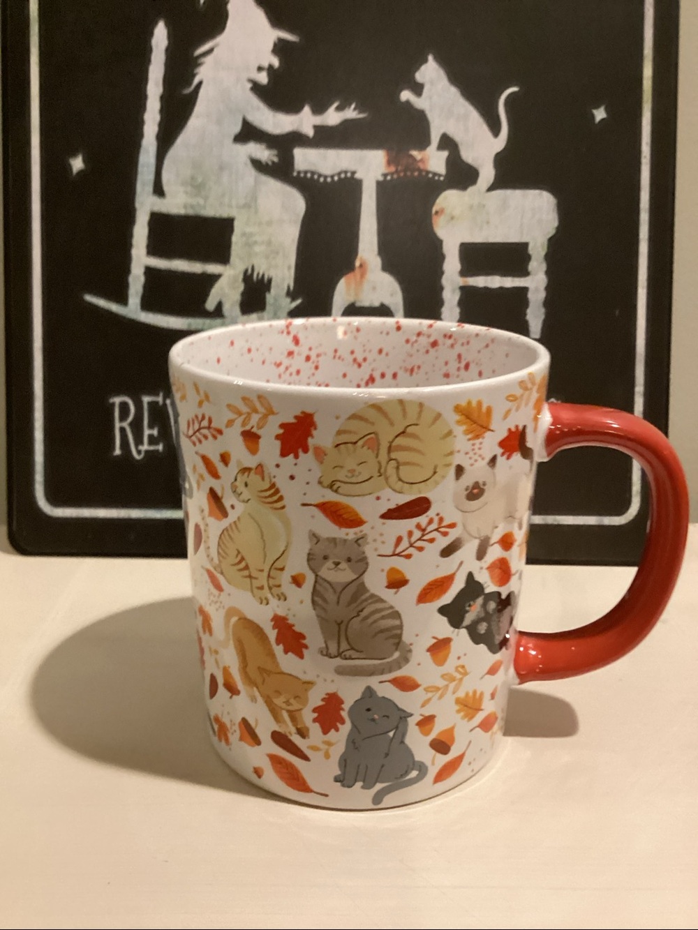 Autumn Cats Ceramic Mug  🍁